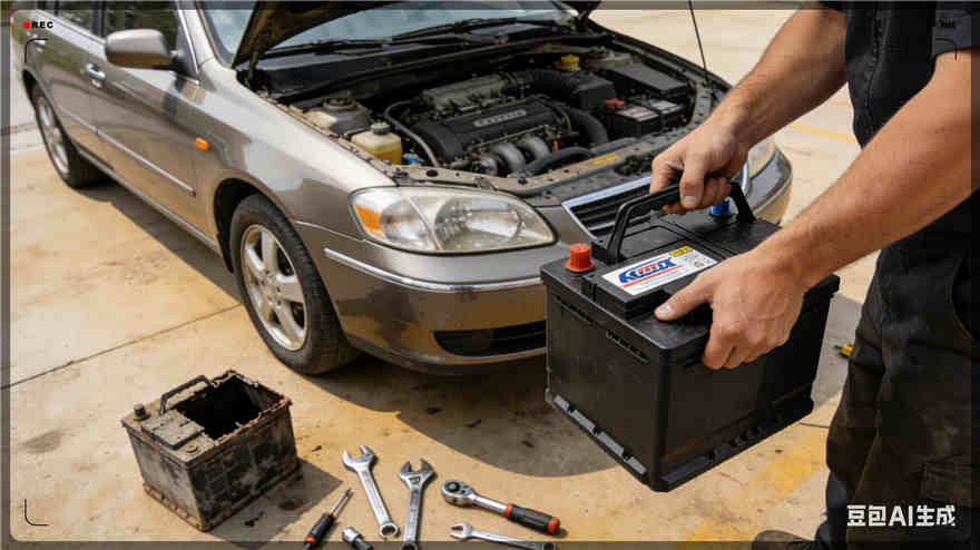 鄂尔多斯汽车换电瓶电话【案例】